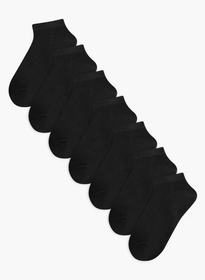 Flora Bella By Shoexpress Flora Bella Pack Of 7 Ankle Length Cotton Socks